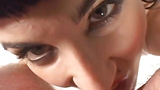 Nurse Claudine Jerks off Then Sucks a Mean Cock