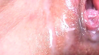 My Pregnant Pussy Squirting,when Hitachi Vibrator Fuck My Ass