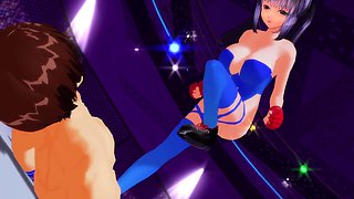 Hentai chick enjoys anal sex at the gym