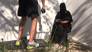 Saudi Arab Wife Is Shocked When Her Nudist Stepson Shows His Big Dick in Front of Her