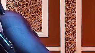 Femdom pegging with 8 inch strapon