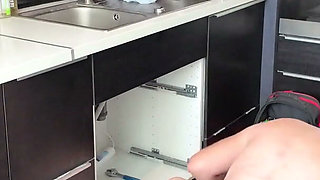 A Plumber Comes to Fix a Leak.
