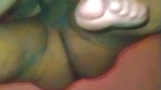 The stepmother bounces on her stepson's big cock, then gets fucked like a dog and squirts juice from her pussy nonstop.