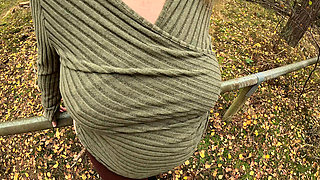 Naked Ass and Tits Spanking in the Woods