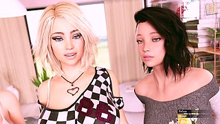 Uncensored 3D hentai features busty brunettes in wild adventures