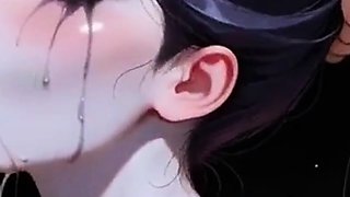 Hentai Girl Blows a Big Dick