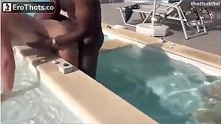 Kate Monogamish BIG BLACK COCK in pool