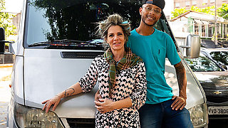 Big Clit Granny Gets Ass Destroyed in My Van