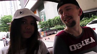 Tiny Thai teen picked up at coffee place