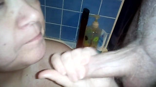 John is Shooting his Cum into Jens Mouth