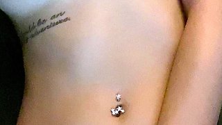 Amateur blondie solo anal masturbation