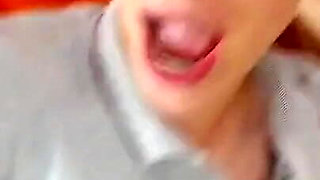 Sucking My Stepmother's Tits in Her Bed