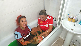 Maisie Lewis & Naughty Girl V Take a Gunge Bath