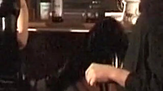 Bound Mature MILF in Latex Teased by Dominant Man