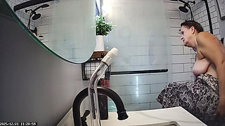 Mrs. Joanne Tanner a Real Public Schoolteacher with Big Natural Tits Exposed in the Shower 12-21-2025