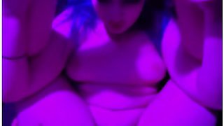 Big Titty Goth Girl Gets Tight Pussy Pounded (creampie) -roselunar