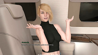 My Dorm 274 - Mark Creampies Betty in Airplane Washroom and Meets Aeron