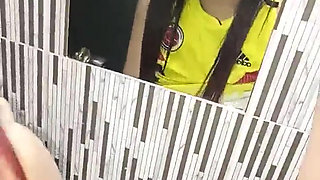 18 year old brunette big saggy tits from New York United States fucking her stepbrother's big dick part 6