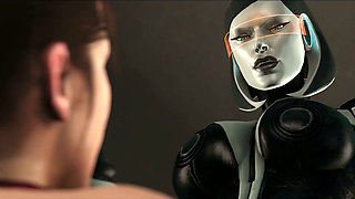 Eva Special Delivery - Futa Sex Robot Fucks Her 3D Animation