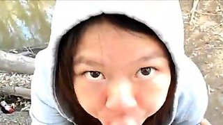 Asian Amateur Couple's Blowjob and Cum Swallowing Extravagan