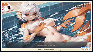 Hotel Tales: H-scene - Pasithea Masturbating by the Pool