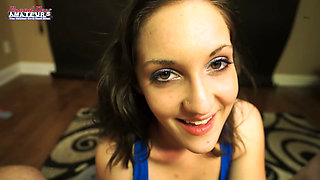 Carmen Valentina Tiny Tattooed MILF Teaches Oral Then Takes It Deep!