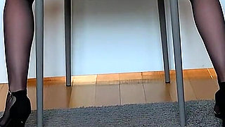 Part 2 - the Wife Married and She Made a Peeking Show to Her Boss and Strip in Office