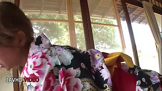 Kinky Japanese girl sucks cock sloppily craving intense passion session