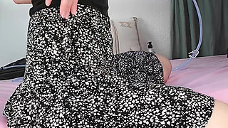 When I push and my bladder isn't empty, this happens  #enema #bellyinflation #expulsion #kinky #feet #asshole #pussy