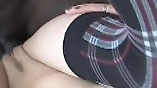 Pia Sofie's first black cock while her cuckold is watching