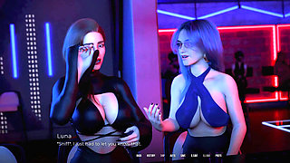 In Security Lesbian Is Blowing Two Dudes with Big Cocks in the Back Alley and Drinks Their Cum - Episode 29