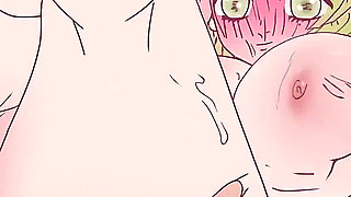 Mitsuri Seduces with Her Huge Pussy! Porn Demon Slayer Hentai Cartoon 2D Anime