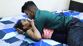 Indian Desi Teenage Gal Penetrated in Her Apartment Whenher step-mother Not in Home, Hard-core Lovemaking