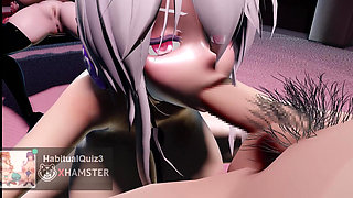 Haku's Cleaning Blowjob Naked 3d hentai mmd r18 anal want to fuck hard ahegao sex ntr