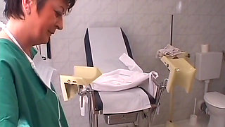 Mature Nurse Drains Her Patient Dry During Exam
