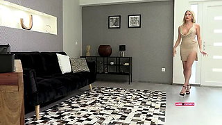 Housewife Deepthroat with Eye Contact, Orgasm