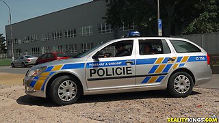 Stacy Cruz's Cute Passion Ignites Outdoor Czech Intense Heat