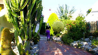 pussy oiled and then fucked from behind