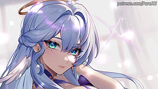 Mommy Robin from Honkai teaches you a sex lesson (Light JOI)