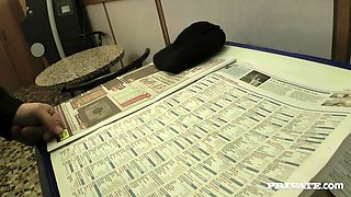 Brunette Asia Morante Horny Sex Therapist in fishnets - Hd porn 1080p anal hardcore