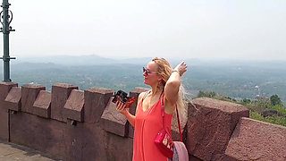 Beautiful Blonde Mature Wife Enjoys Her Day