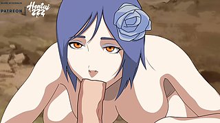 NARUTO KONAN BLOW-JOB POINT OF VIEW ANIME PORN