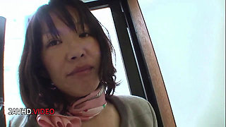 Mature Kiyoe Majima Pleasures Her Hairy Pussy with a Vibrator