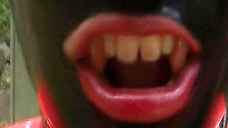 The Vampire Stalks by Daylight in Latex