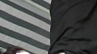 Fantastic Masked MILF Wife with Pussy Fucked and Cum in Mouth by Big Amateur Cock at Camping