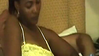 Mature Ebony MILF Takes Every Position with Her Lover