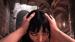 Temple Lust - AI Futanari Animation from Vyrisa