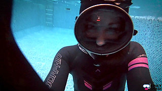 Underwater Giantess Hunts & Claims Her Tiny Prey