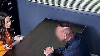 Hot Trouble Maker Will Prove What a Good Girl She Can Be if the Security Guard Lets Her Go