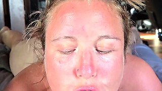 Amateur Blonde Blowjob CIM